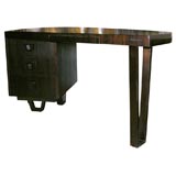 Ebonized wood desk
