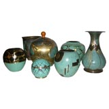 Collection of german vases by WMF