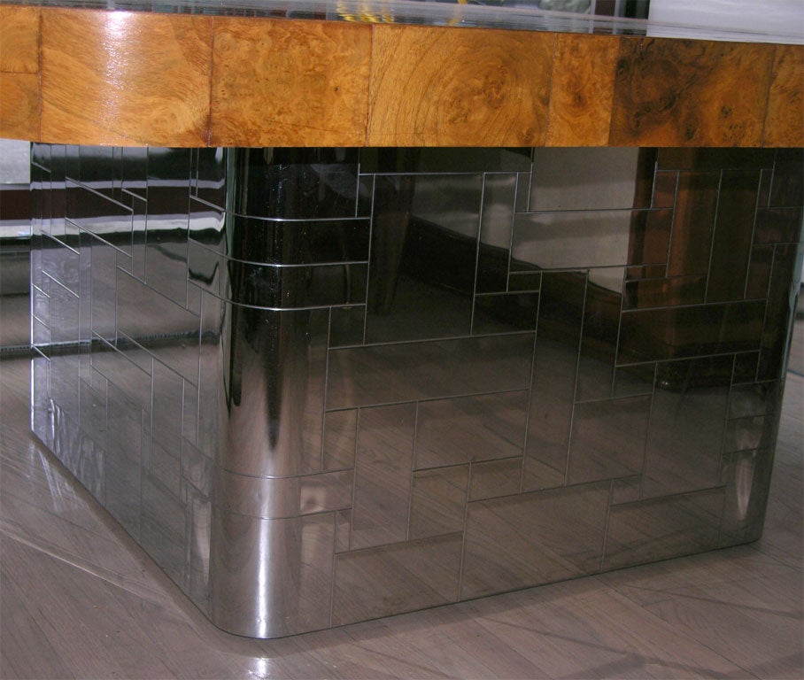 large dining table by Paul Evans