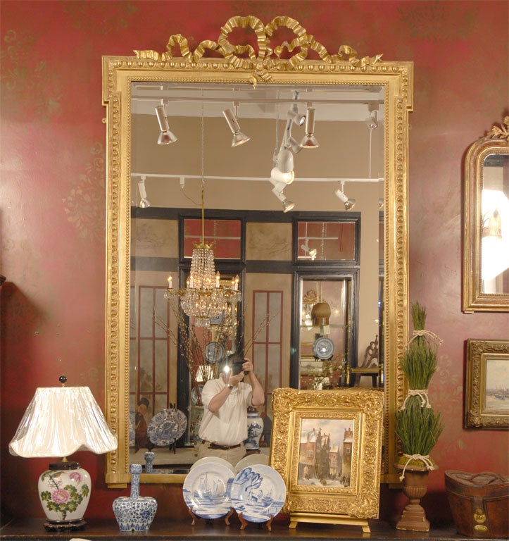 Tall Gilt Mirror