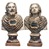 Pair Of 17th C. Figural Reliquary