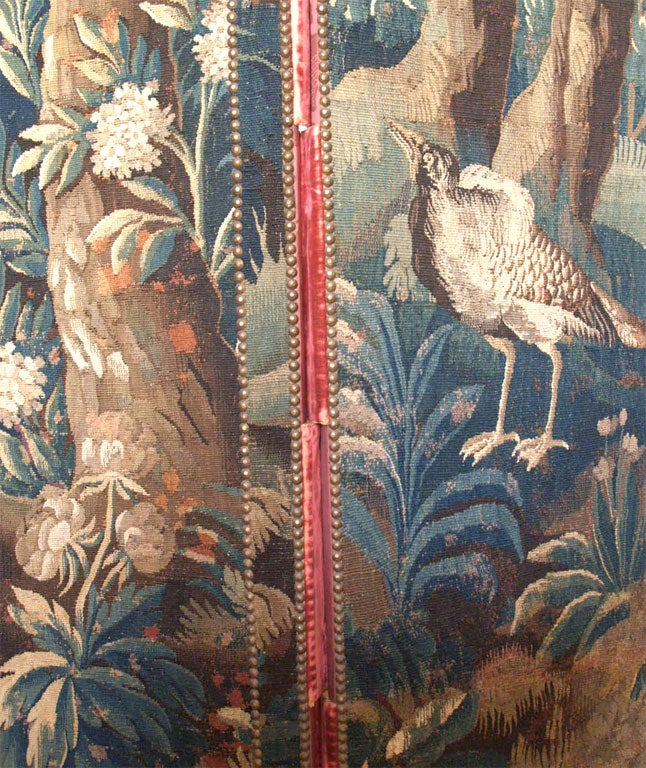 Verdure tapestry as folding screen 4