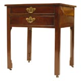 Mahogany Two-Drawer Side Table, c. 1770