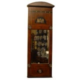 Antique Regency Period Mahogany Inlaid Mirror, c. 1815