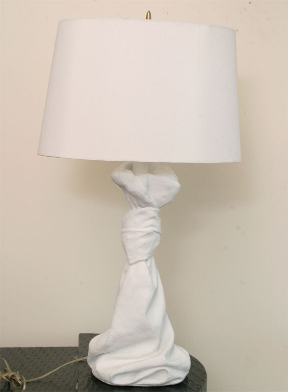 Pair of Plaster Lamps in Style of John Dickinson