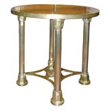 Austrian Arts and Crafts Brass Occasional Table