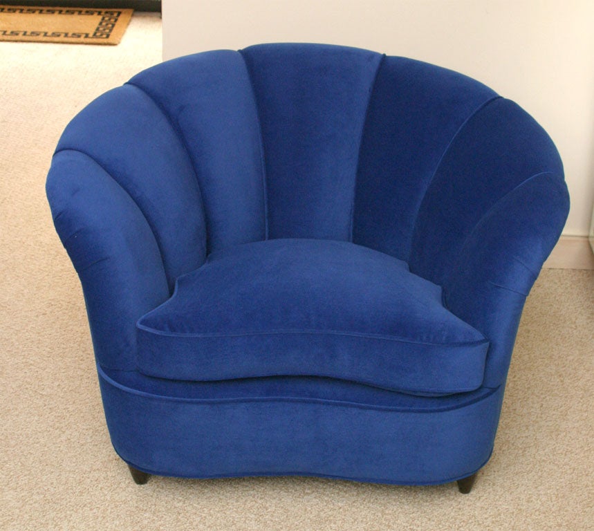 Pair of Italian Shell Armchairs.