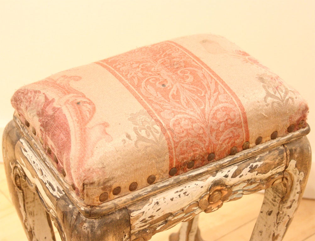 Cypress Small Stool from Expatriate Quarters of Tianjin