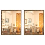 Pair (or single) Faux Bamboo Mirror   