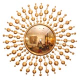 WHIMSICAL SUNBURST CONVEX  MIRROR