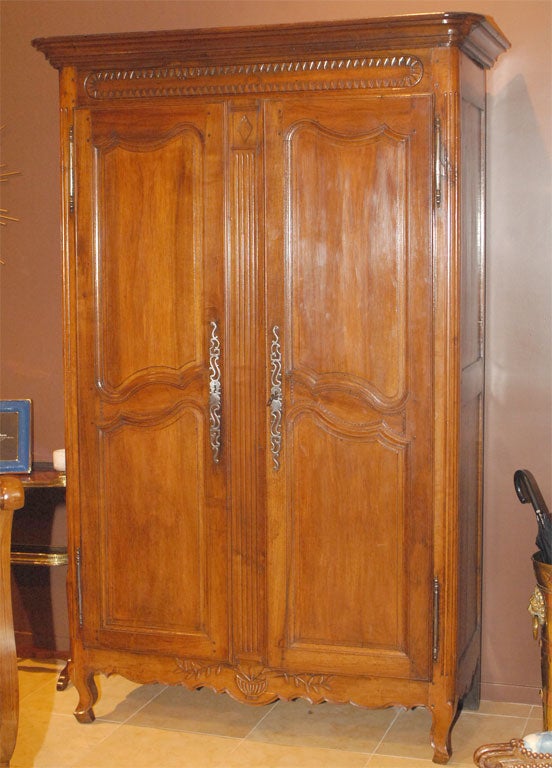Louis XV Walnut Armoire from the Loire Valley