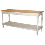 White Painted Console