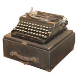 Vintage Portable Typwriter Remington