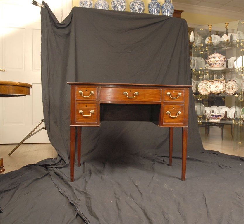 18th Century George III Period Mahogany Dressing Table