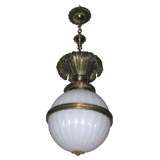 Antique A Beaux-Arts Style Bronze Light Fixture by Caldwell