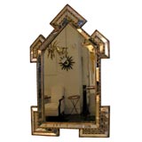 A 'cathederal' shaped mirrror, J. Dolt