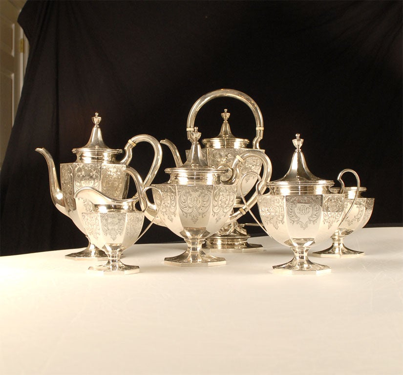 Sterling Silver Coffee & Tea Set