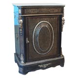 Napoleon III Period Ebonized Cabinet