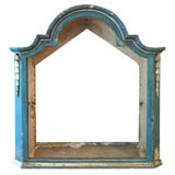 Antique Polychrome Altar-form Vitrine