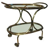 English Brass Bar Cart