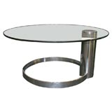 Pace Cantilever Glass Cocktail Table