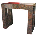 Monumental Tortoise-Patterned Console
