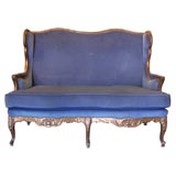 Carved and Giltwood Settee
