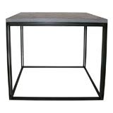 Lucca custom limestone & steel base table with inlet design