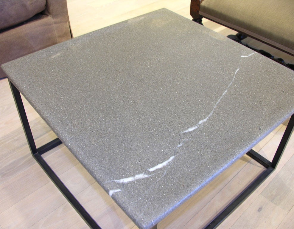 lucca stone coffee table