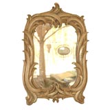 Petite Italian Gilt Wood Mirror