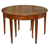 19th century Demilune Dining Table