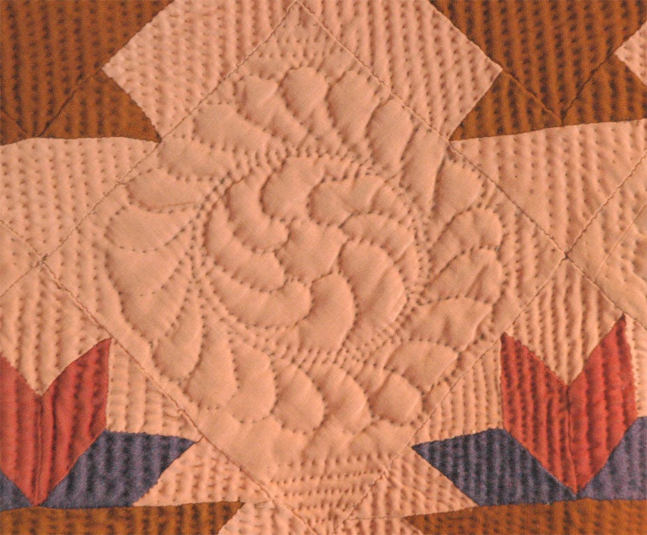 1920'S  MENNONITE  BASKET QUILT FROM  PENNSYLVANIA 4