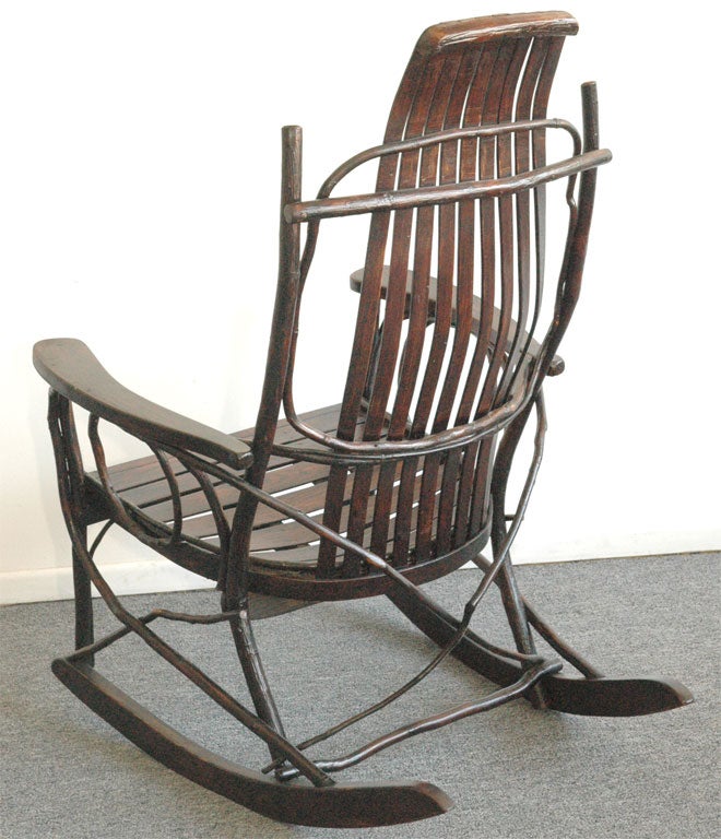 1920-1930  AMISH BENTWOOD ROCKING CHAIR FROM PENNSYLVANIA 1