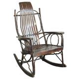 Vintage 1920-1930  AMISH BENTWOOD ROCKING CHAIR FROM PENNSYLVANIA