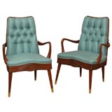 Pair of Italian Armchairs for Singer & Sons