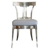 Dana John Cast Aluminum Klismos Chair