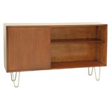 A George Nelson Cabinet/Bookcase with Hair Pin Supports A George Nelson Cabinet/Bookcase with Hair Pin Supports
