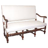 Louis XIII Style Settee