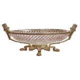 Antique French Baccarat corbeille