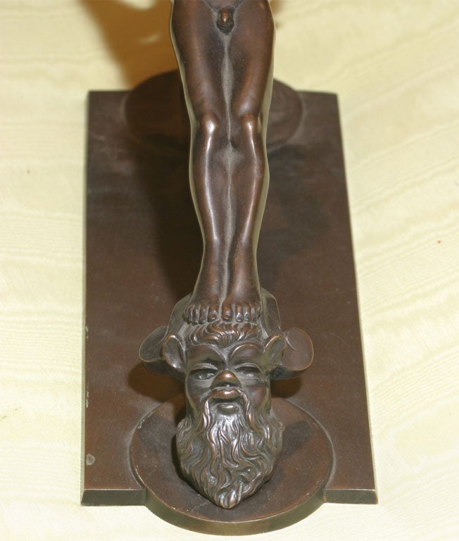 Bronze BRONZE ART DECO DOOR KNOCKER