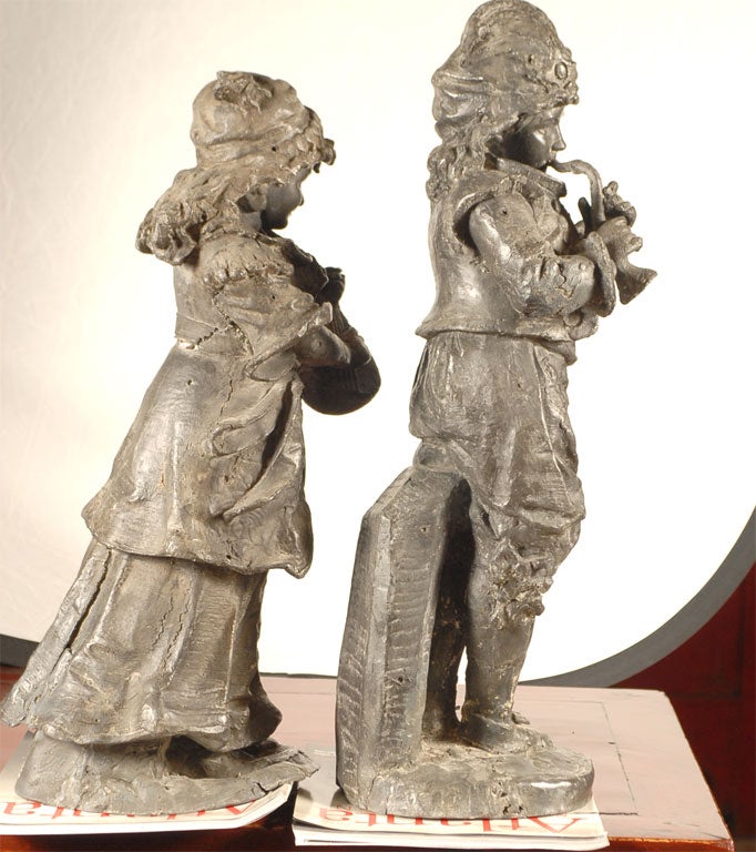 Dutch 19th Century English Lead Figures For Sale