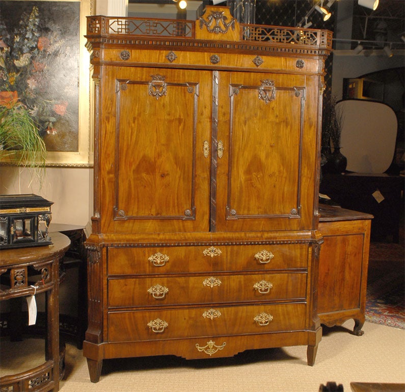 Dutch Mahogany Cabinet