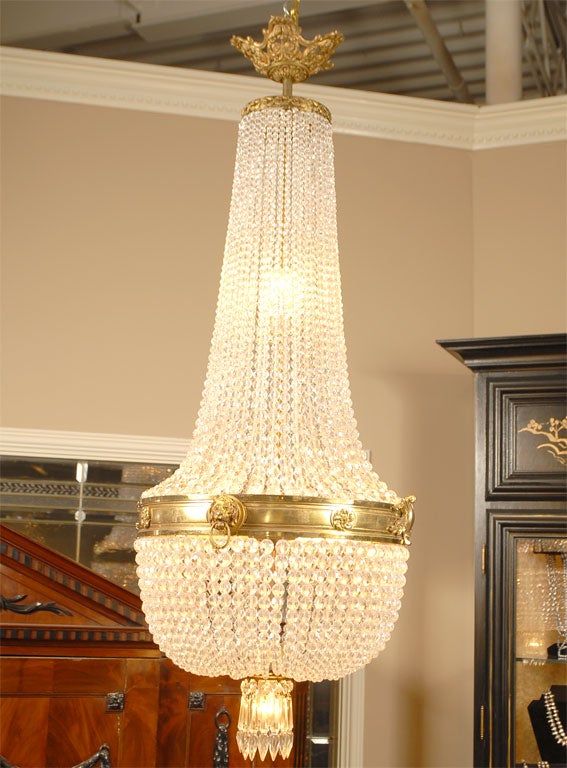 French Crystal Chandelier For Sale 2