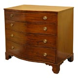 Serpentine-Front Mahogany Chest of Drawers, c. 1810