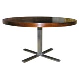Round Walnut Coffee Table