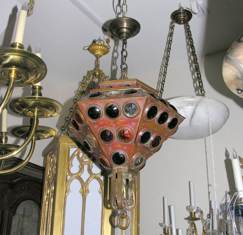 Arts & Crafts style lantern