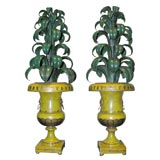 Pair of Italian Tole Topiaries