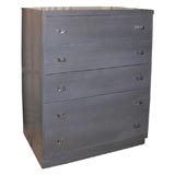 Steel gray dresser