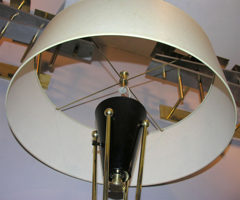 Mid-20th Century Pair of Architectural Table Lamps