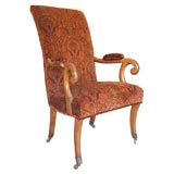 Antique Engllish Queen Ann armchair